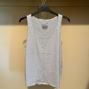 Universal Thread Black and White Striped Tank Top